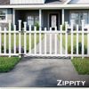 5.2 Ft. X 2.5 Ft. White Vinyl Madison Fence Gate