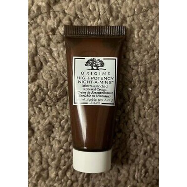 ORIGINS High-Potency Night-A-Mins Mineral Enriched Renewal Cream 0.5oz/15ml. New