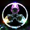 GloFX Clear Ion 3 LED Orbit - Light Orbit Rave Orbital Round Circle - Zero Rattle
