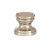 B&P Lamp® Cup Shaped Design, Base Only Finial, Nickel Finish