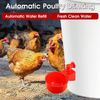 8Pcs Automatic Water Cups Poultry Drinker Waterer Chicken Duck Quail Drinking US