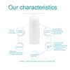 DASNTERED Roll On Bottle, Portable 4pcs 50ml Empty Refillable Lip Balms Essential Oil Roll On Bottle, Leak-Proof DIY Deodorant Containers For Sunscreen, Moisturizer, etc