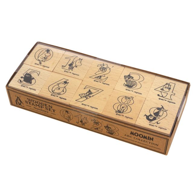 MOOMIN Wood Stamp - Number