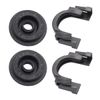 XQSMWF 2Set Upper Radiator Mount Bracket & Bushing Compatible with Nissan Maxima Quest Rogue Altima