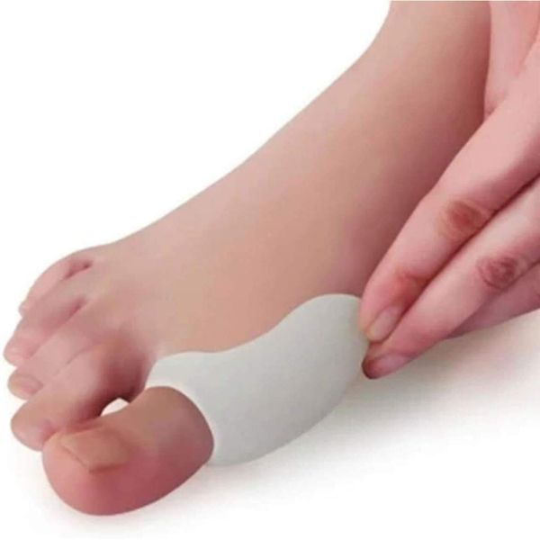 PEDIMEND Silicone Gel Foot Toe Separator (3PAIRS – 6PCS) - Thumb Valgus Protector - Bunion Corrector - Absorbs Pressure/Reduce Foot Problems - Big Toe Straightener/Spreader – Foot Care