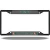Miami Hurricanes Black License Plate Frame