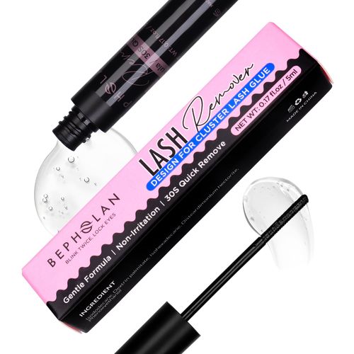 BEPHOLAN Lash Glue DIY Eyelash Extension RemoverEyelash Glue Remover Cluster Lash Glue Remover…