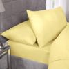 Emma Barclay 180 Thread Count Percale Pillowcase (Pair) in Lemon - Pillowcase Pair