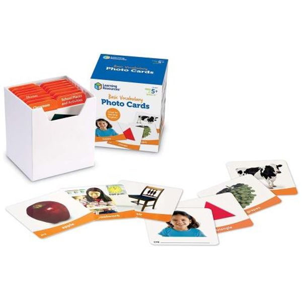 Learning Resources English Learning Materials English Vocabulary Photo Cards 156 Sheets LER6079