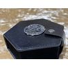 Dice box vault for Dungeons and Dragons, Pathfinder, DnD Dice - Hexagonal - Vegan Leather
