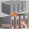 4 Pack Bed Sheet Organizers and Storage, (King & Queen Size) Sheet Organizer for