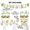 Dino Baby Shower Party Decorations Set! Great Bundle for Dinosaur Theme Shower.