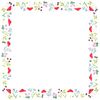Trimits Embroidery Kit - Tablecloth - Includes Printed Fabric, Threads, Needle & Instructions, 80 x 80cm, Toadstools