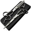 Hair Scissors 6 inch hairdresser professional haircut cutting and dilution hair high quality 440c stainless steel (Full set)