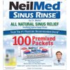 NeilMed RDC10130821 Sinus Rinse, Premixed Packet, 100 Count
