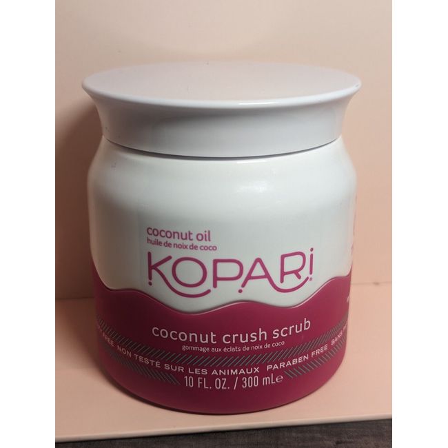 Kopari Coconut Crush Scrub Brown Sugar Body Scrub Exfoliate Body Buff , 10 oz