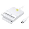 Recbot CAC Reader USB C, CAC Reader Military, DOD Military USB C Common Access CAC Smart Card Reader, Compatible with Windows, Mac OS and Linux (White)
