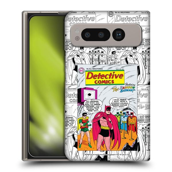 Head Case Designs Officially Licensed Batman DC Comics Rainbow Iconic Comic Book Costumes Hard Back Case Compatible With Google Pixel Fold