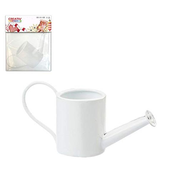 CREATIV DISCOUNT Miniature Watering Can 3 cm White