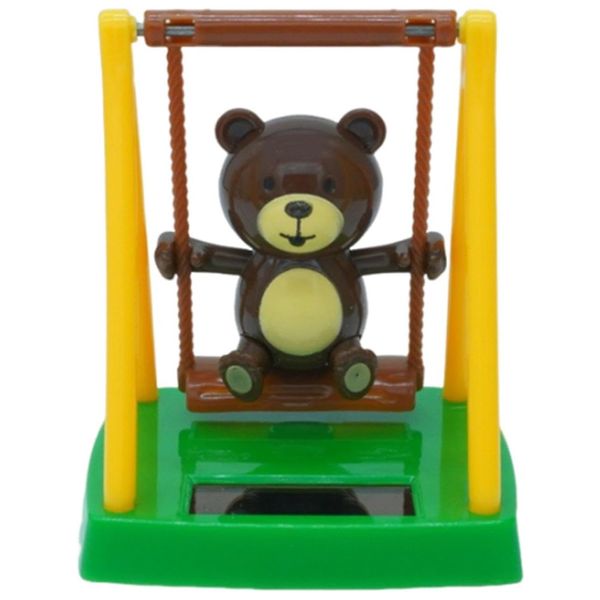 New Solar-Powered Swinging Bear