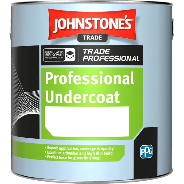 0.5LTR - JOHNSTONES Trade Professional Undercoat Brilliant White