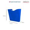 Deflecto 6-Pack Blue A4 Wall Mounted Document Holder – Portrait Sign, Leaflet, Poster & Menu Display Stands