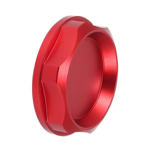 Car Red Aluminum Alloy Gas Engine Oil Filler Cap Plug Cover for Mitsubishi Valve Oil Cap