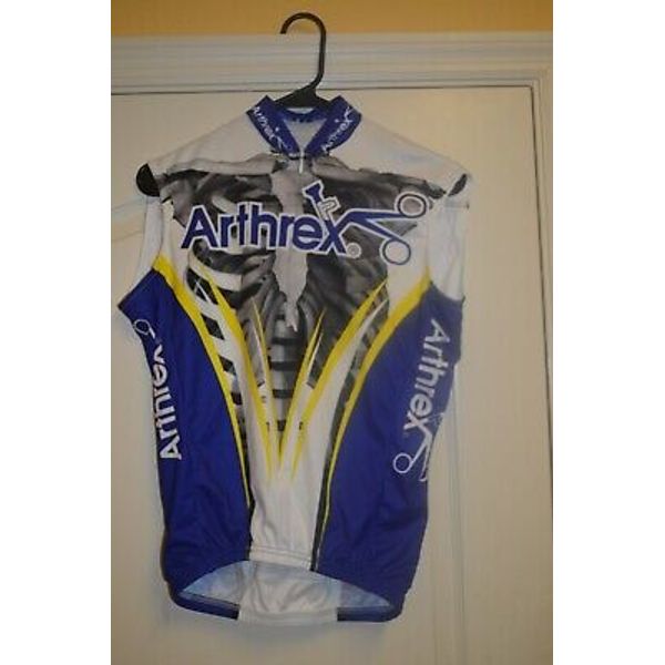 ARTHREX WELLNESS CYCLING JERSEY MENS XS GREAT GRAPHICS LOOK FREE SHIP