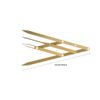 Stainless Steel Golden Ratio CALIPERS Microblading Permanent Makeup Eyebrow Measure Tool Mean Golden Eyebrow Divider… (Gold)