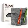 ZOMCHI 2 Pieces Soap Bags, Soap Savers for Bar Soap, Soap Bar Pouch for Deep Exfoliating,Soap Sock for Use in Shower