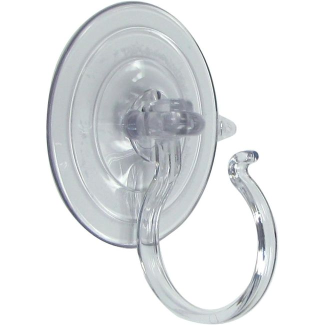 Wreath Holder - Giant Suction Cup - for windows and UPVC doors - 2 hooks by Adams @ WOWOOO