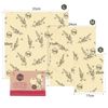 Honeywrap Beeswax Eco Wrap 3-Pack (S,M,L 1 Each) - Manuka Bee