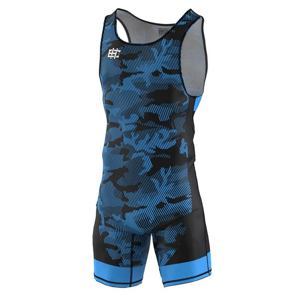 Extreme Hobby Wrestling-Trikot für Männer Havoc, Kompressionstrikot REH-TECHRESPONSE One-Piece Sleeveles Bodysuit Ringer-Trikot Herren