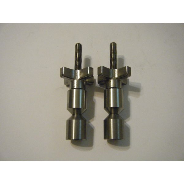 1" Davis Steel Two Hole pin with Quick knobs