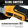 Cordless Angle Grinder Compatible Dewalt 20V MAX Battery 4-1/2" to 5" Brushless