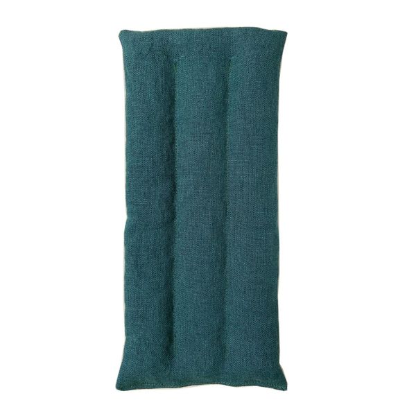 haoa Barley Rice Stone Eye Pillow, Medium Size, 6.3 oz (180 g), Far Infrared Rays, Microwave, Made in Japan, Washable and Reusable (Dark Green)