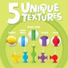 BUNMO Textured Suction Bath Toys 10pcs | Connect, Build, Create | Mold Free B...