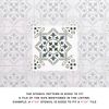 Leelo Tile Stencil - Floor Stencil, Tile Paint Stencil, Large Floor Stencil, Stencil Linoleum, Floor Tile Stencil