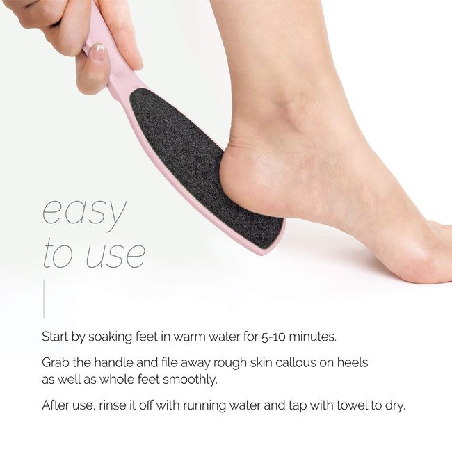 Foot Scrubber with Stand Never-Cut-Your-Feet Foot File Callus
