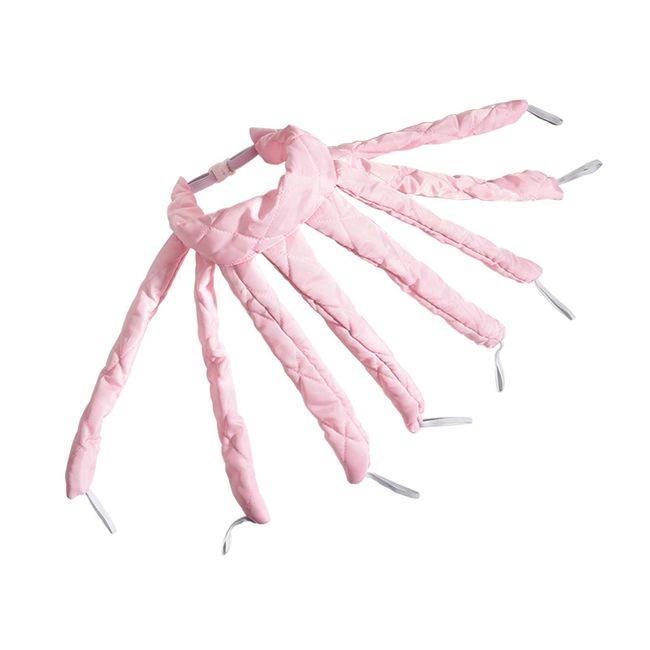 Heatless Lockenwickler, Octopus Heatless Curls, Curling Ribbon Seiden Lockenwickler für DIY-Styling für Frauen Mädchen (Pink)