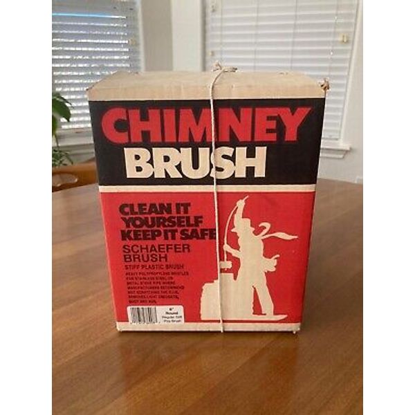 Schaefer chimney brush stiff plastic 8"