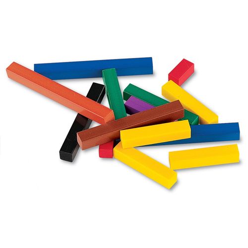 Learning Resources Cuisenaire Rods Small Group Classroom Set, Math Class, Teacher Aids, 155 Piece Wood Set,Multi-color