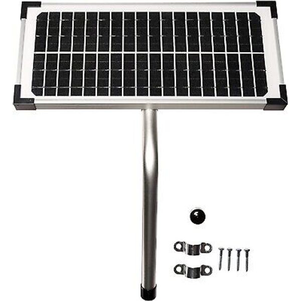 Automatic Gate 10W Solar Panel Kit with Easy DIY Installation - Versatile Use