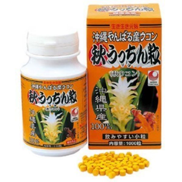 【秋ウコン】秋うっちん粒 1000粒入×4