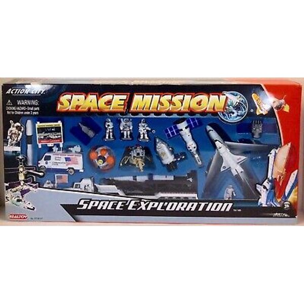 RealToy RT38147 Action City Space Mission Space Exploration Toy Set Diecast