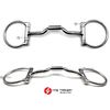 OTTE Western Dee Ring Horse Bit Snaffle with Copper Inserts (5")