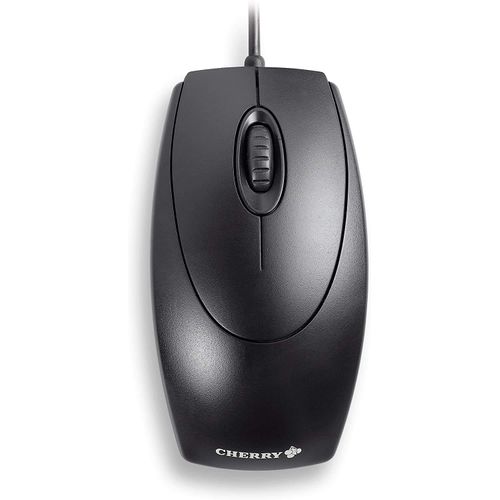 CHERRY WheelMouse optical, Wired Mouse, Suitable for Right and Left-Handers, Optical Sensor for Precise Mouse Pointer Motion, Black