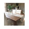 DÉCOCO Macrame Table Runner, Handwoven Boho Wedding Decoration, 100% Cotton, 35cm x 180cm