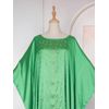 HD Damen Kaftan Formales Abendkleid, grün, Einheitsgröße