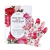 Petitfee, Rose Petal Satin Hand Mask single use, 1 piece